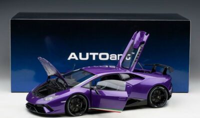 1/12 Lamborghini Huracan Performante Pearl Purple Model Car 1/12 Lamborghini Huracan Performante Pearl Purple Model Car