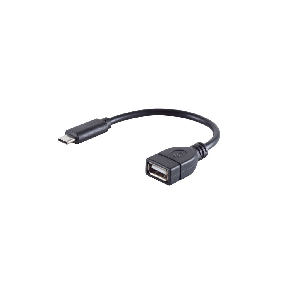 Goobay 67894 Usb-c auf USB A Buchse Kabel schwarz online kaufen | eBay