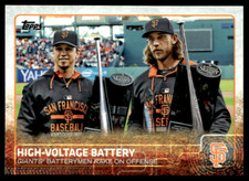 2015 Topps Update Series - #US21 High Voltage Battery GIants  Posey, Bumgarner