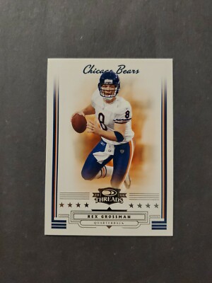 2006 Donruss Threads Football Card #148 Rex Grossman