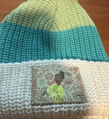 Disney Parks X Love Your Melon Princess Tiana Pom Pom Beanie Winter Hat Youth - Picture 2 of 6