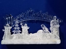 LED Light Acrylic Christmas MUSICAL Accent Batteries