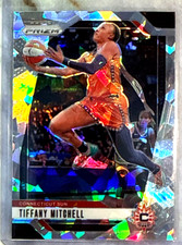 Tiffany Mitchell 2024 Panini Prizm WNBA Cracked Ice Prizm-#57 Connecticut Sun