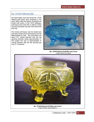 United States Glass Company: Volume 5, Tableware Lines 1911-1914 - US Glass - Picture 5 of 12