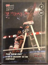 2019 Topps Now WWE #91 Kofi Kingston Big E The New Day TLC
