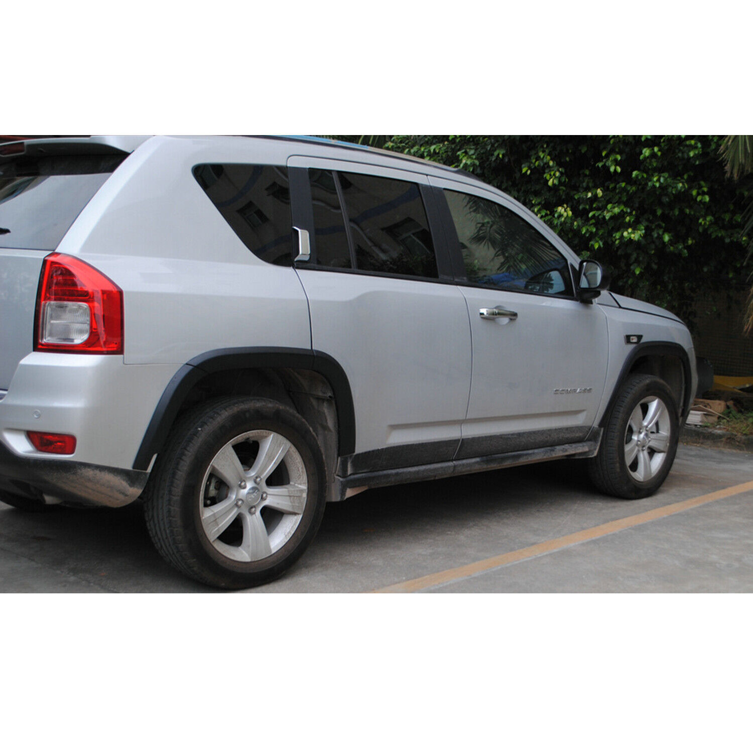 10Pcs/Set Front& Rear Wheels Fender Flares Cover for Jeep Compass 2011-2018