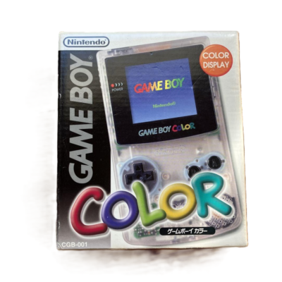 【任天堂】GAMEBOY COLOR｜ゲームボーイ Nintendo GameBoy Game Boy Color Console Clear Region Free GBC w