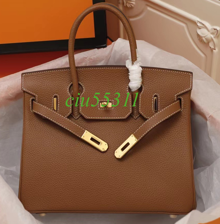 2024New Platinum Motorcycle Lychee Pattern Leather One-Shoulder Diagonal Handbag