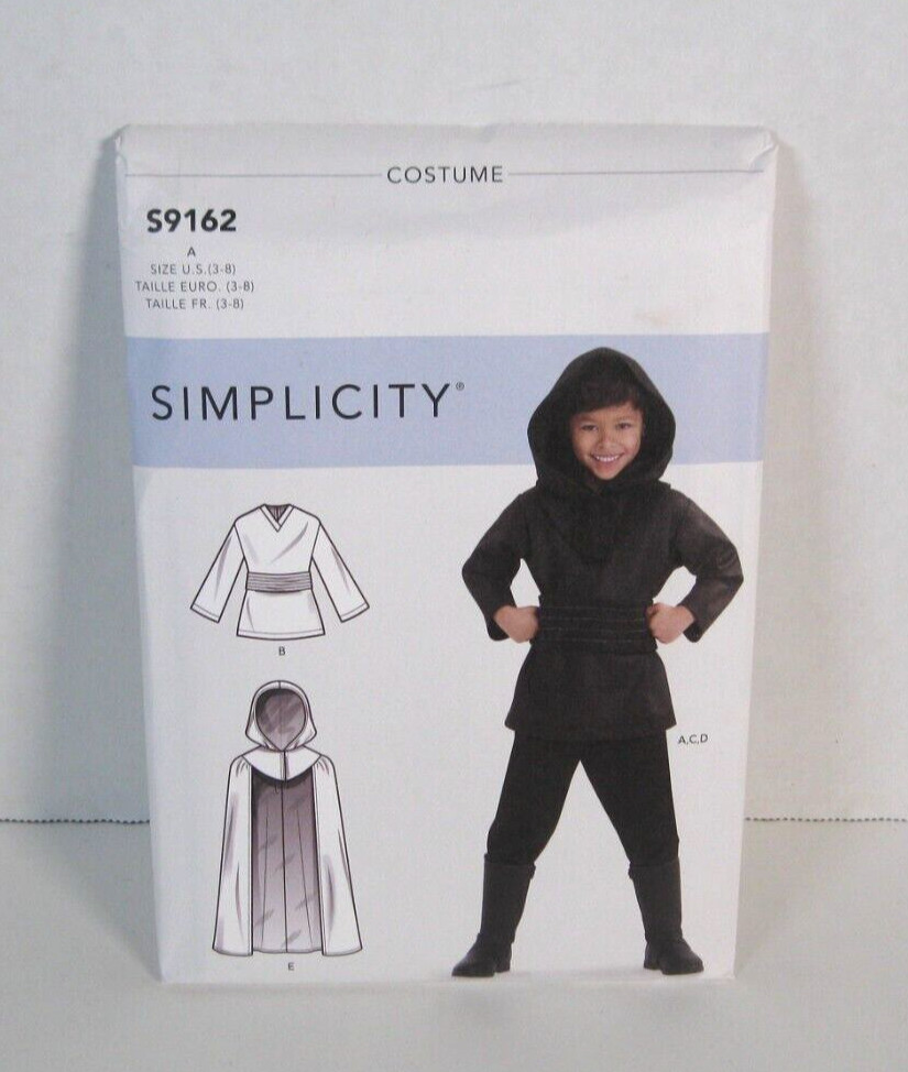 : Shirt, Pants, Cape Pattern Child's 3 - 8 Uc