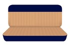 Fits 1977-1994 Ford F150 Truck front bench seat covers cotton two tone