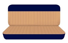 Fits 1977-1994 Ford F150 Truck Front Bench Seat Covers Cotton Two Tone
