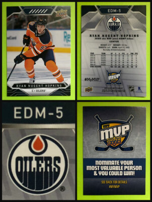 Ryan Nugent-Hopkins EDM-5 #MyMVP Rogers Place Upper Deck Promo 2019-20 My MVP