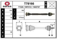 EAI Antriebswelle Vorne Rechts FüR VW Golf IV 1J1 1J5 Bora 1J2 1J6 T78166
