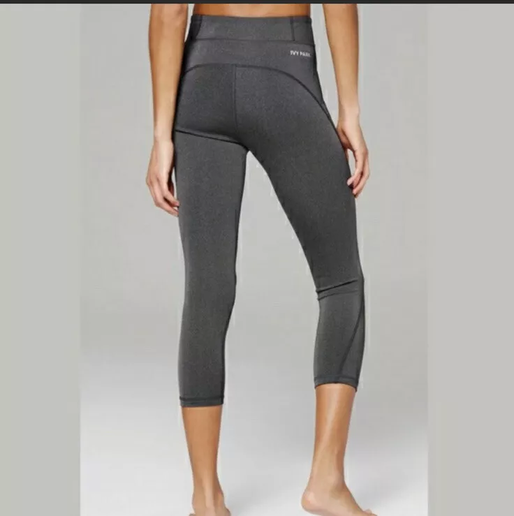 Ivy Park Womens Crop Compression Leggings Gray Size X-small XS -#140