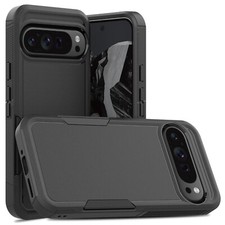For Google Pixel 10 Pro XL/9 Pro/9 Shockproof Silcone PC Back Armor Case Cover