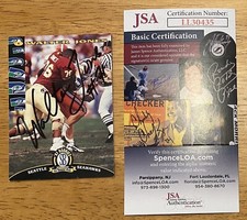 Walter Jones Signed Autographed 1997 Score Board Rookie Card 61 JSA Cert NFL HOF