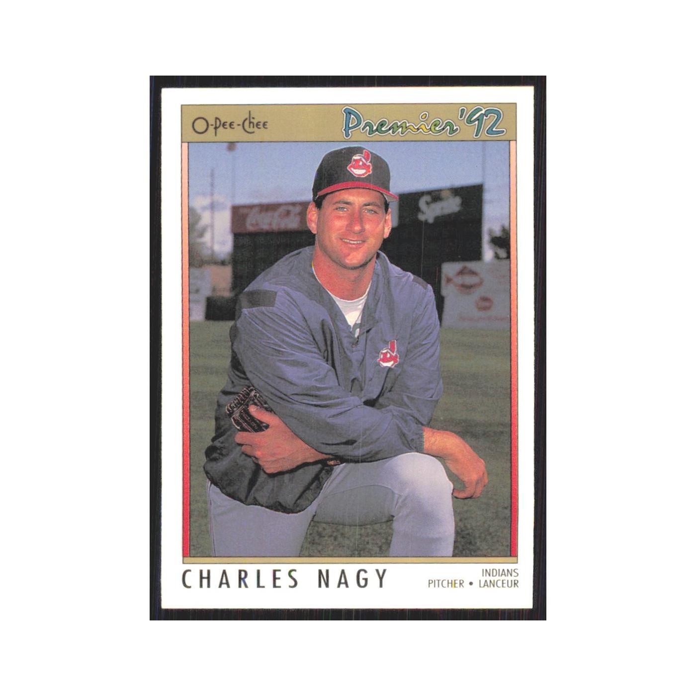 1992 O-Pee-Chee Premier Charles Nagy Indians #138