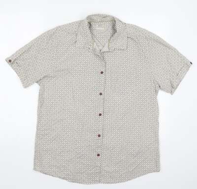 Matalan Herren Beige Baumwollmischung Größe L Kragen