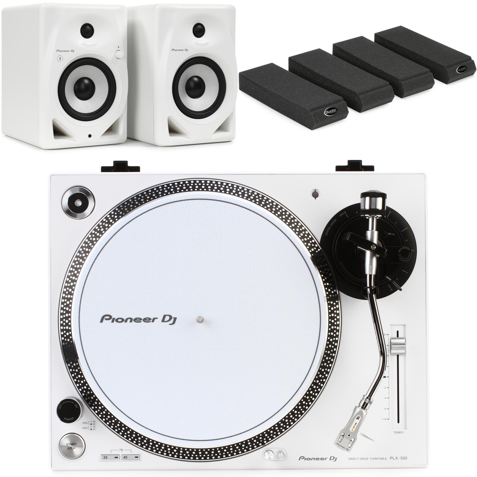 Проигрыватель проигрывателей Pioneer DJ PLX-500 с прямым приводом активными динамиками и пенопластовыми подушками 86890₽