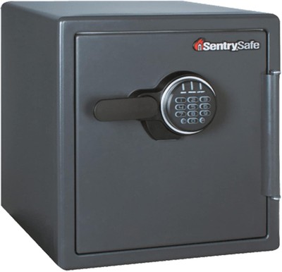 SentrySafe Black Fireproof Safe with Digital Push Button Keypad, Home Safe