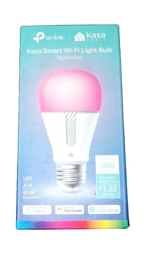 Kasa Smart Bulb, Dimmable Color Changing Light Bulb Work with Alexa and...-image