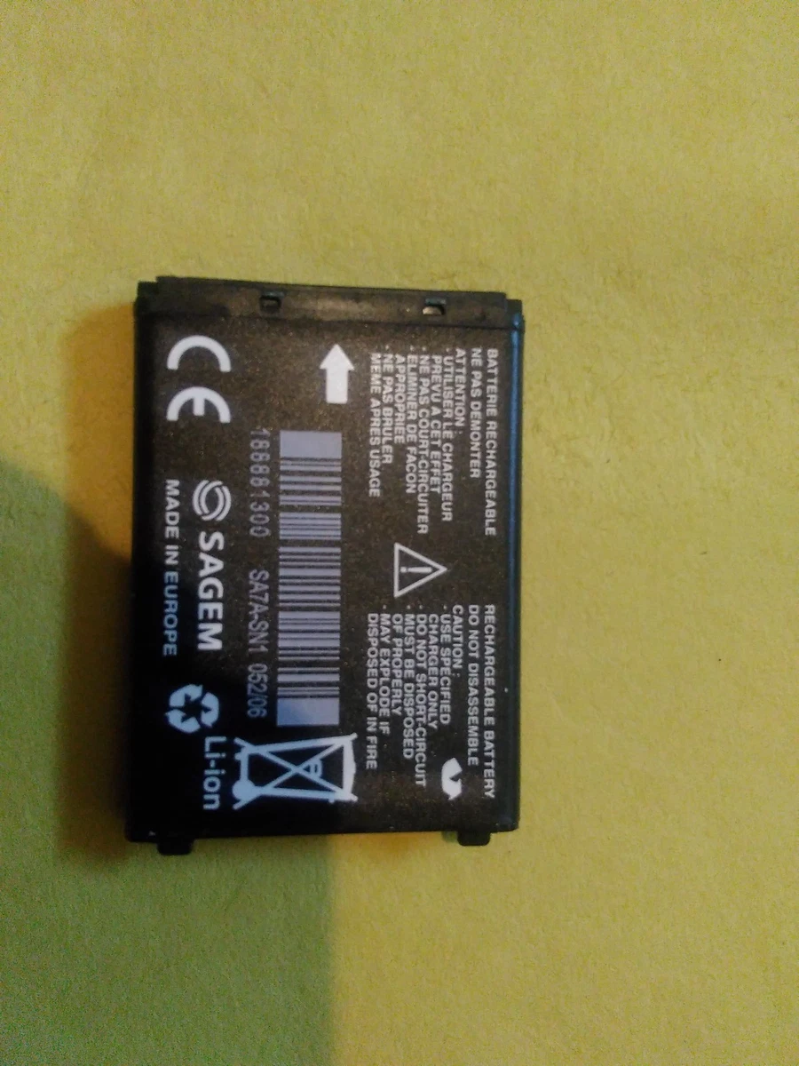 CellePhone Batteria Li-Ion 1000 MAh Per Sagem MY-X3, X5 E Simili – Sostituisce SA-SNX