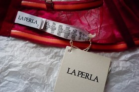 La Perla NWT Pink Embroidered Mesh Strapless Bra &ndash; IT 2 / US 34B