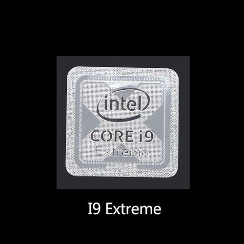 Autocollant métal CPU Intel Core i9 i7 i5 i3 10ème génération logo ordinateur portable sp - Photo 16/16