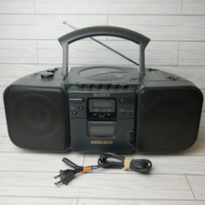 Sony CFD-31 Mega Bass CD Radio Cassette Recorder AM/FM Boombox 1994 NEEDS REPAIR