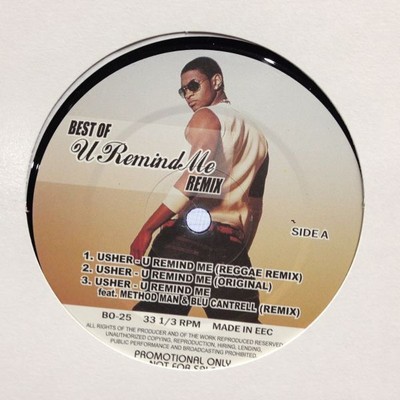 [Japan Used Record] 12Inch Record Usher / Best Of U Remind Me Remix