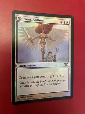 MTG - Glorious Anthem - FOIL - Tenth 10th Edition - NM/MT - Brandy New!