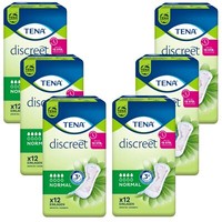 Tena Discreet Slipeinlagen 6X 12 StüCk Inkontinenz Normal 3 Fach 12H Schutz