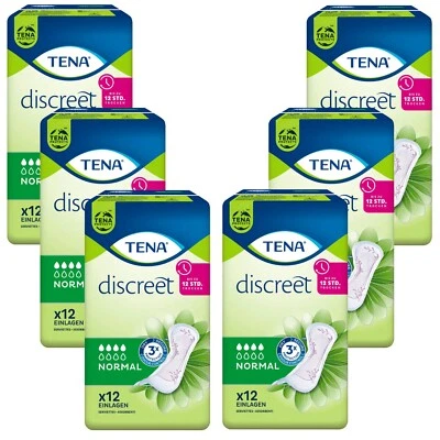 Tena Discreet Protectores Diarios 6x 12 Pieza Incontinencia Normal 3 Veces 12h - Imagen 1 de 4