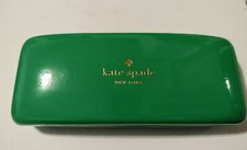 Kate Spade Eye Glasses Clamshell Hard Case Green  Robins Egg Blue