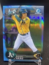 2016 Bowman Chrome Prospects #BCP22 Iolana Akau Twitter Blue Refractor 6/15