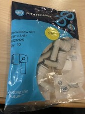 John Guest Elbow Connector 3/8 PF x 3/8 Stem, Conversion Tube Fitting