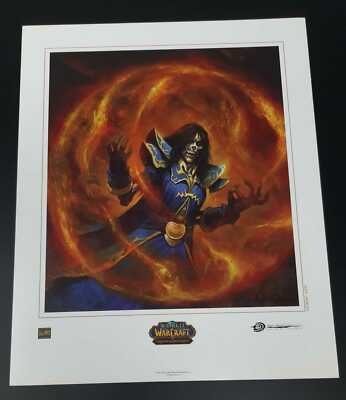 WoW World of Warcraft ArtWork 2007 UDE Limited Edition - Undead Mage