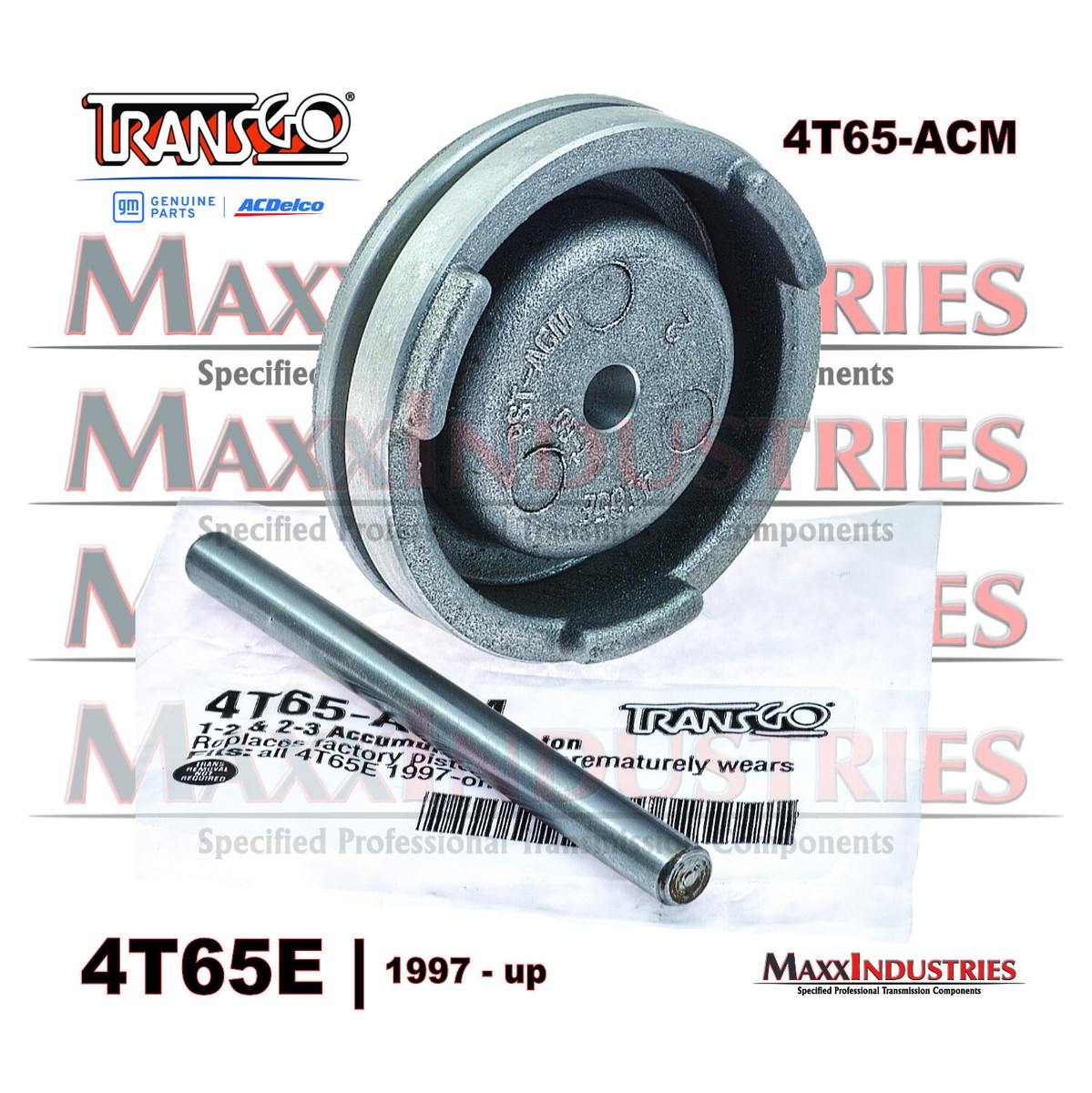 4T65E Transmission Accumulator Piston Kit TransGo 4T65-ACM with