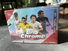 2021 Topps Chrome MLS Soccer Factory Sealed Blaster Box
