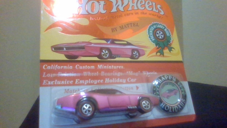 ホットウィール EMPLOYEE HOLIDAY CAR CUSTOM OTTO Hot Wheels 2008 Rare Employee Holiday Car Custom Otto (Pink