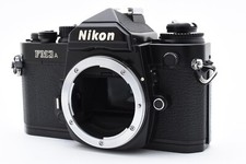 All Works MINT w/Strap  Cap Nikon FM3A Black 35mm SLR Film Camera From JAPAN