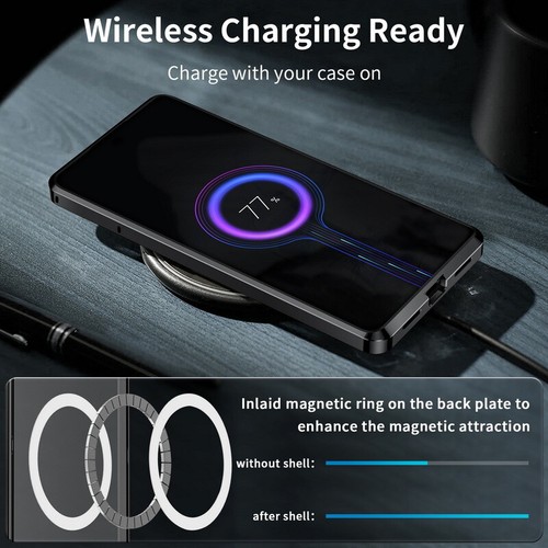 For Google Pixel 9 Pro XL 8 7 Pro 8A 7A Frosted Magsafe Acrylic Metal Case Cover - Picture 9 of 19