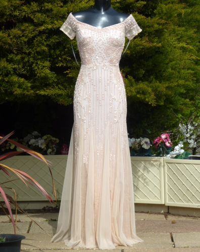 Sistaglam CALLIE Sequin Maxi Dress Size 12 Evening Wedding Cruise Ball PROM 2