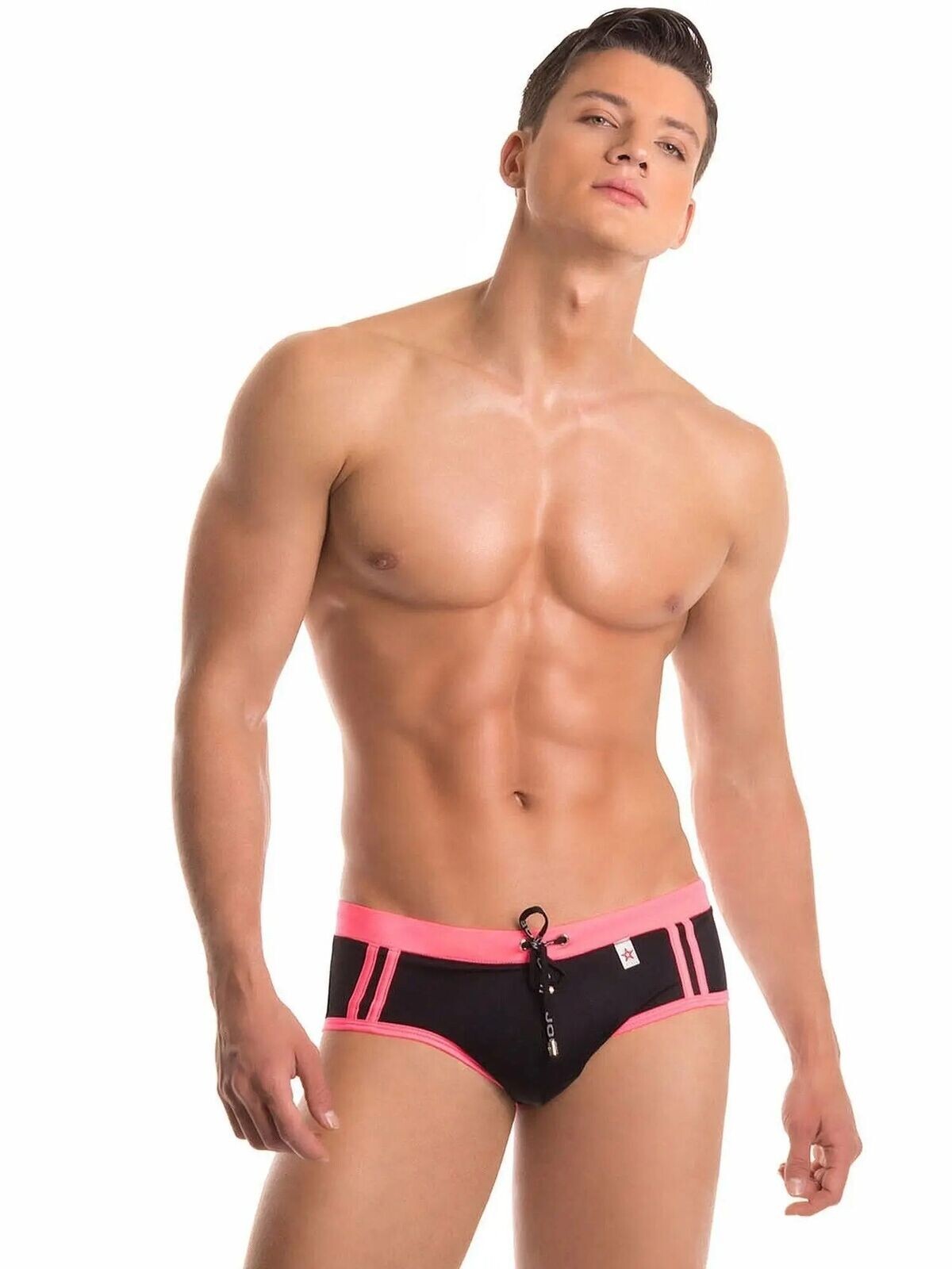 Costume Da Bagno Uomo Casey Kevin - Slip Elasticizzato, Vita Bassa, Coulisse Regolabile, Per Nuoto E Spiaggia - Foto 8