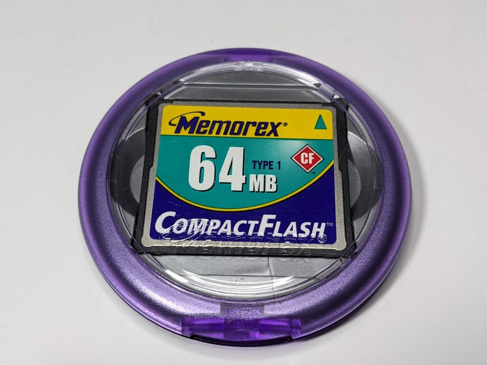 Memorex 64MB Compact Flash (CF) Type 1 Memory Card w/ Case - Image 2 of 4