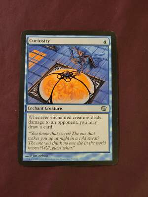 MTG Curiosity 4x6 jumbo promo card 72/350 Rare 2005 8th edition | eBay