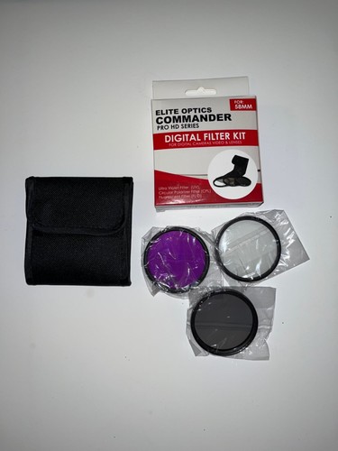 Commander Elite Opitcs Pro HD Series Digital Filter Kit for 58MM