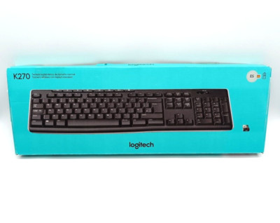 Logitech K270 kabellose Tastatur für Windows - Schwarz QWERTY Spanisch B-WARE