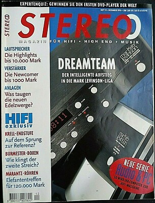 STEREO 12/96, KRELL FPB 600, MARANTZ T 1, LEVINSON No.331, HGP MANDOLA,SUPERTECH