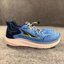 Altra Torin 7 Running Shoes Mens Size 11 Blue Road Zero Drop Barefoot Foot Shape